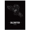 Stadtposter Salzkotten - black