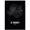 Stadtposter St. Ingbert - black