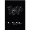 Stadtposter St. Wendel - black