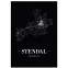 Stadtposter Suhl - black