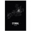 Stadtposter Suhl - black