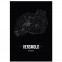 Stadtposter Versmold - black