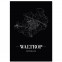 Stadtposter Waltrop - black