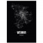 Stadtposter Weimar - black