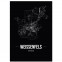 Stadtposter Weißenfels - black