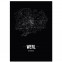 Stadtposter Werl - black