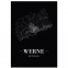 Stadtposter Werne - black
