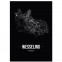 Stadtposter Wesseling Black