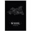 Stadtposter Wiehl Black