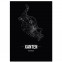 Stadtposter Xanten - black