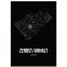 Stadtposter Zerbst/Anhalt - black