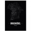 Stadtposter Bruchköbel Black