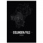 Stadtposter Eislingen Fils Black