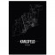 Stadtposter Karlsfeld Black