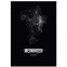 Stadtposter Meiningen Black