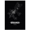 Stadtposter Nördlingen Black