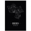 Stadtposter Rees Black