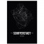 Stadtposter Schiefferstadt Black