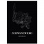 Stadtposter Schwanewede Black