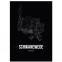 Stadtposter Schwanewede Black