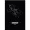 Stadtposter Traunreut Black