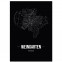 Stadtposter Weingarten Black