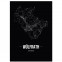 Stadtposter Wülfrath Black