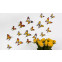 Wandtattoo 3D - Schmetterlinge - Gelbtöne