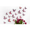 Wandtattoo 3D - Schmetterlinge - Pinktöne