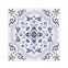 10x10cm Muster Fliesenaufkleber Charlotte