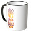 JUNIWORDS Tasse Ananas Design-3-Sonnenuntergang