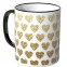 JUNIWORDS Tasse goldene Herzchen