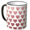 JUNIWORDS Tasse rote Herzchen