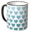 JUNIWORDS Tasse blaue Herzchen