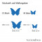 Anti-Rutsch-Sticker Schmetterlinge, 28 Stück