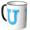 JUNIWORDS Tasse Buchstabe U