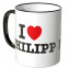 JUNIWORDS Tasse I LOVE PHILIPP