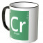 JUNIWORDS Tasse Element Chrom "Cr"