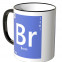 JUNIWORDS Tasse Element Brom "Br"