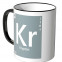 JUNIWORDS Tasse Element Krypton "Kr"