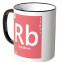 JUNIWORDS Tasse Element Rubidium "Rb"