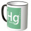 JUNIWORDS Tasse Element Quecksilber "Hg"