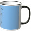 JUNIWORDS Tasse lustiges Gesicht - blau