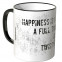 JUNIWORDS Tasse Happiness is a motorcycle...