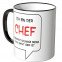 JUNIWORDS Tasse Ich bin der Chef, zumindest solange meine Frau nicht hier ist.