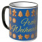 JUNIWORDS Tasse Frohe Weihnachten Lebkuchen - blau