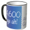 JUNIWORDS Tasse 14.600 Tage alt! (40 Jahre) - blau