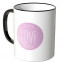 JUNIWORDS Tasse Love lila