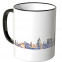 JUNIWORDS Tasse "Guten Morgen Mainz!" Skyline bei Nacht