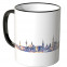 JUNIWORDS Tasse "Guten Morgen Mönchengladbach!" Skyline bei Nacht